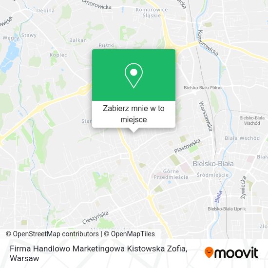 Mapa Firma Handlowo Marketingowa Kistowska Zofia