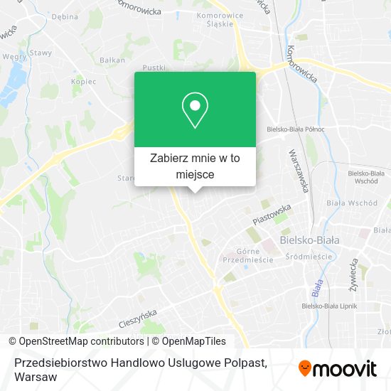 Mapa Przedsiebiorstwo Handlowo Uslugowe Polpast