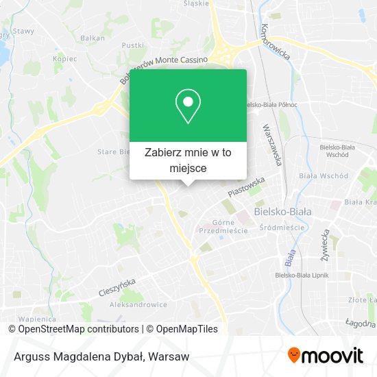 Mapa Arguss Magdalena Dybał