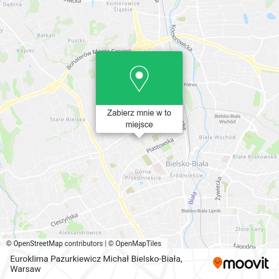 Mapa Euroklima Pazurkiewicz Michał Bielsko-Biała