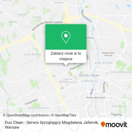 Mapa Duo Clean - Serwis Sprzątający Magdalena Jafernik