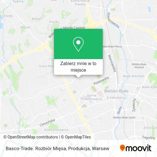 Mapa Basco-Trade. Rozbiór Mięsa, Produkcja