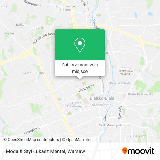 Mapa Moda & Styl Łukasz Mentel