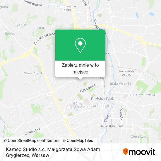 Mapa Kameo Studio s.c. Małgorzata Sowa Adam Grygierzec