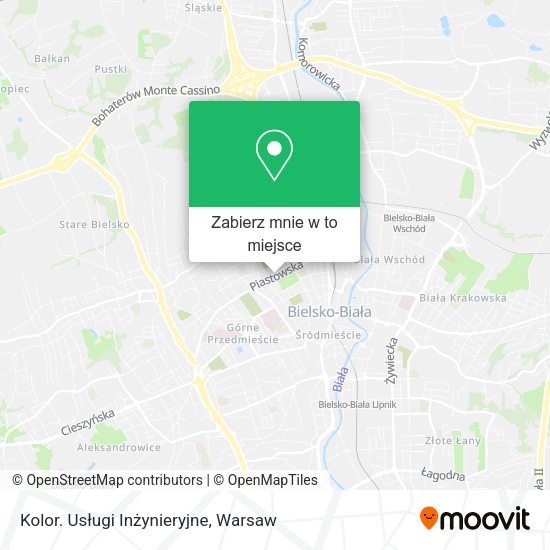 Mapa Kolor. Usługi Inżynieryjne