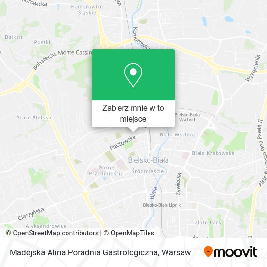 Mapa Madejska Alina Poradnia Gastrologiczna