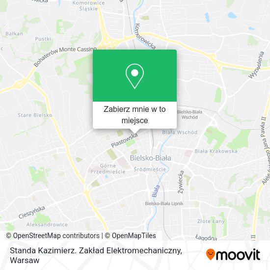 Mapa Standa Kazimierz. Zakład Elektromechaniczny