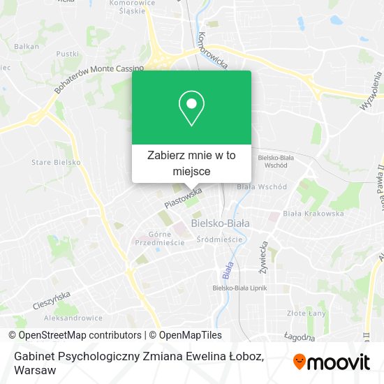 Mapa Gabinet Psychologiczny Zmiana Ewelina Łoboz