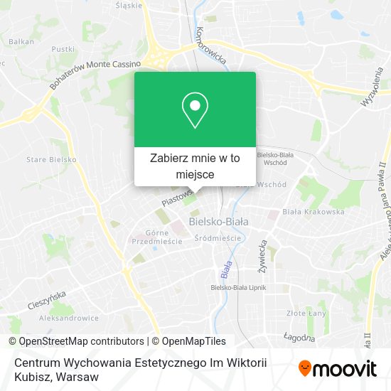 Mapa Centrum Wychowania Estetycznego Im Wiktorii Kubisz