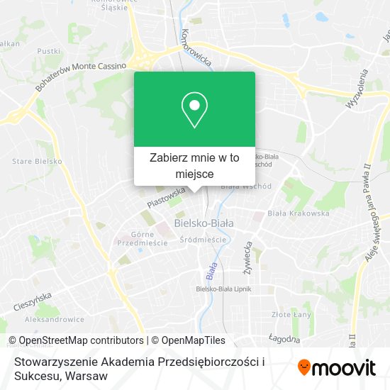 Mapa Stowarzyszenie Akademia Przedsiębiorczości i Sukcesu