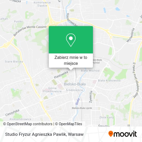 Mapa Studio Fryzur Agnieszka Pawlik