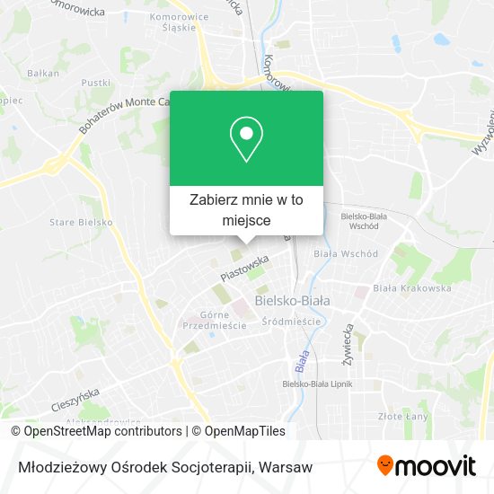 Mapa Młodzieżowy Ośrodek Socjoterapii