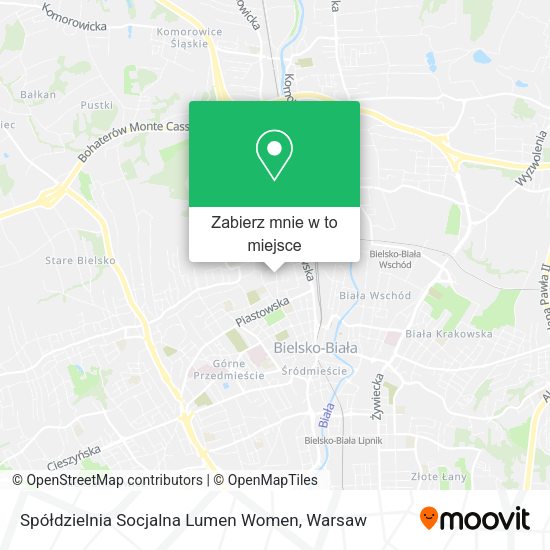 Mapa Spółdzielnia Socjalna Lumen Women