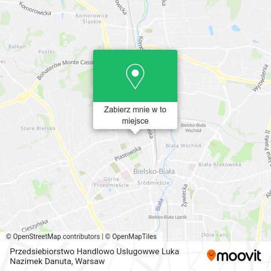 Mapa Przedsiebiorstwo Handlowo Uslugowwe Luka Nazimek Danuta