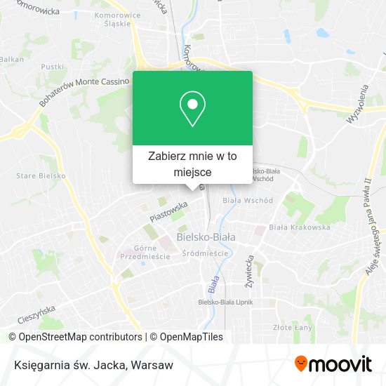 Mapa Księgarnia św. Jacka