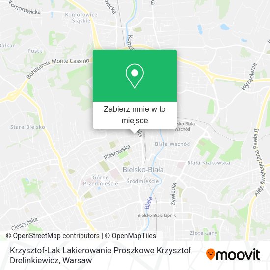 Mapa Krzysztof-Lak Lakierowanie Proszkowe Krzysztof Drelinkiewicz