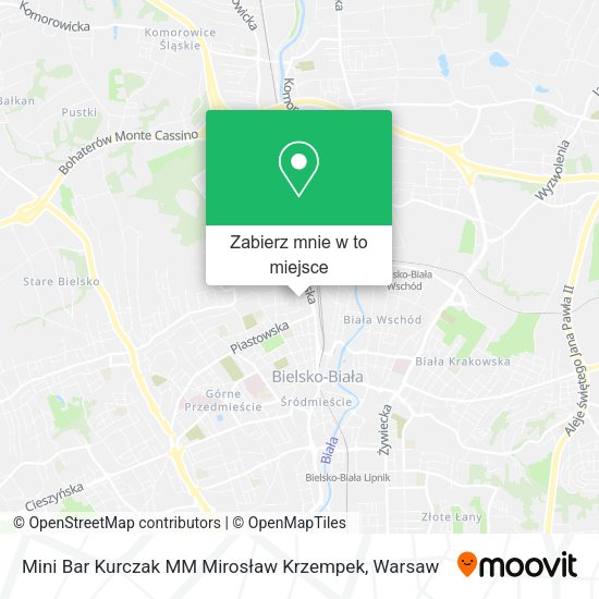 Mapa Mini Bar Kurczak MM Mirosław Krzempek