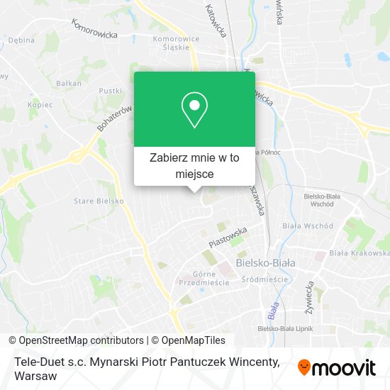Mapa Tele-Duet s.c. Mynarski Piotr Pantuczek Wincenty