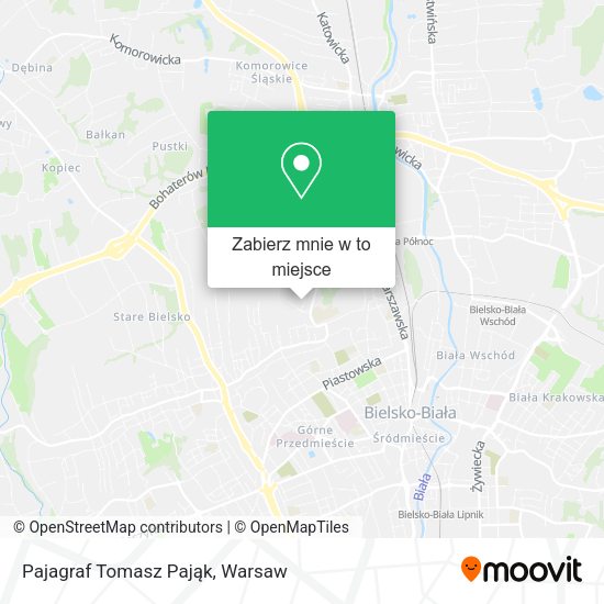 Mapa Pajagraf Tomasz Pająk