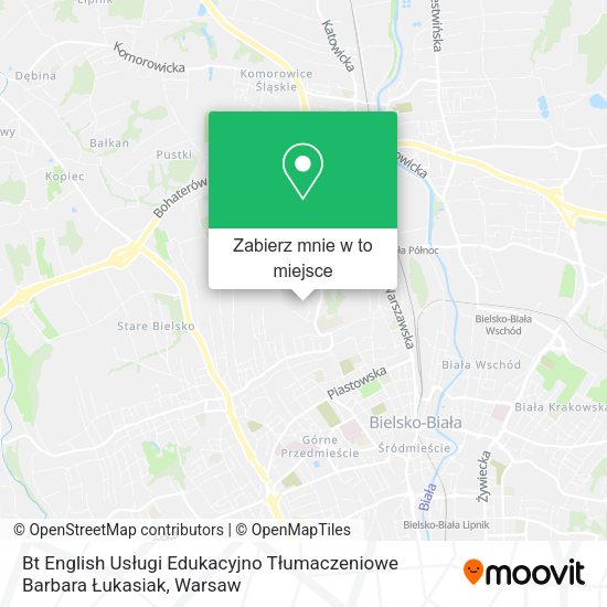 Mapa Bt English Usługi Edukacyjno Tłumaczeniowe Barbara Łukasiak