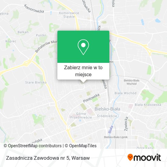 Mapa Zasadnicza Zawodowa nr 5