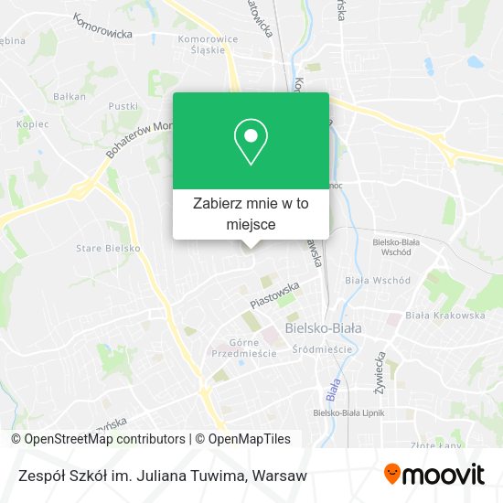 Mapa Zespół Szkół im. Juliana Tuwima