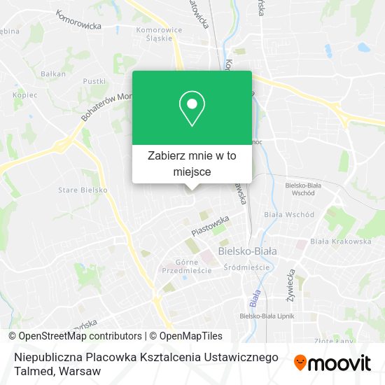 Mapa Niepubliczna Placowka Ksztalcenia Ustawicznego Talmed