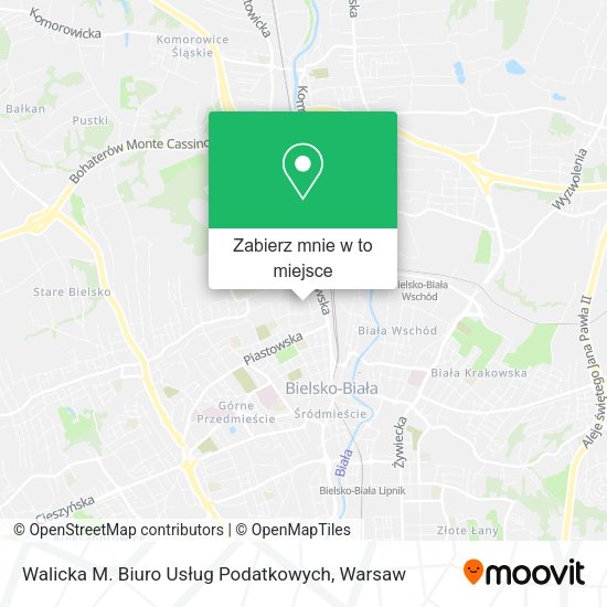 Mapa Walicka M. Biuro Usług Podatkowych