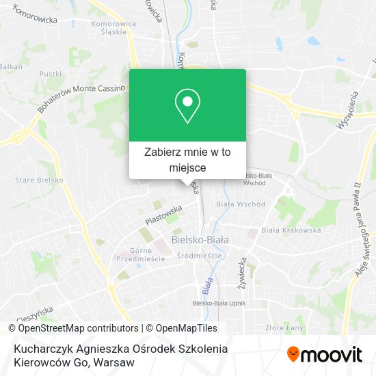 Mapa Kucharczyk Agnieszka Ośrodek Szkolenia Kierowców Go