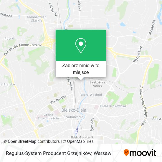 Mapa Regulus-System Producent Grzejników