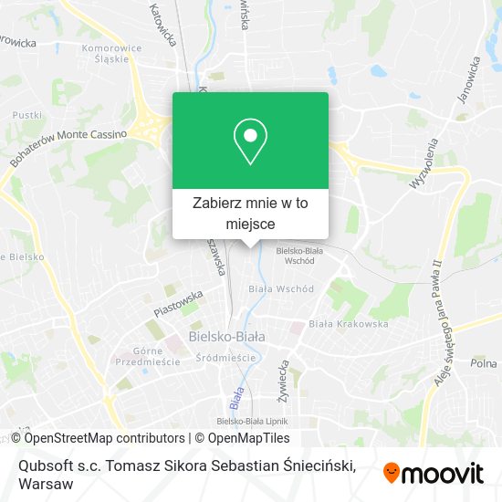 Mapa Qubsoft s.c. Tomasz Sikora Sebastian Śnieciński