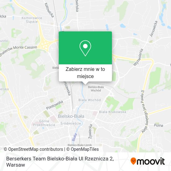 Mapa Berserkers Team Bielsko-Biała Ul Rzeznicza 2