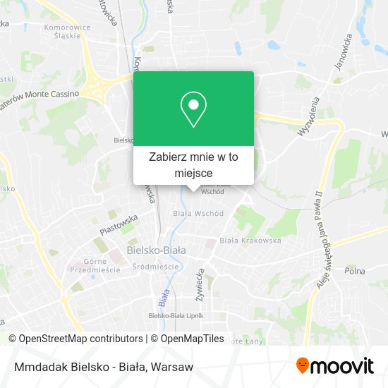 Mapa Mmdadak Bielsko - Biała