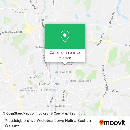 Mapa Przedsiębiorstwo Wielobranżowe Halina Suchoń