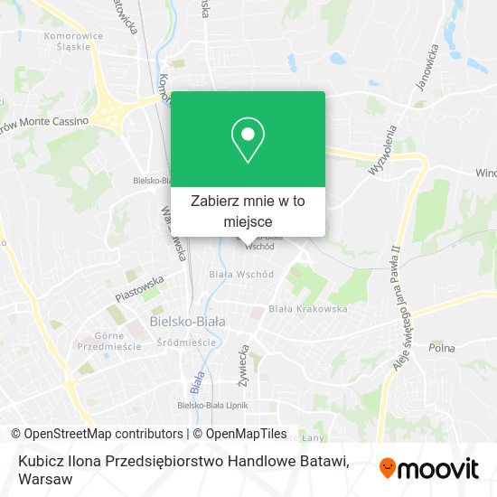 Mapa Kubicz Ilona Przedsiębiorstwo Handlowe Batawi