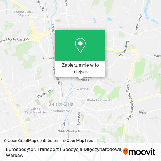 Mapa Eurospedytor. Transport i Spedycja Międzynarodowa