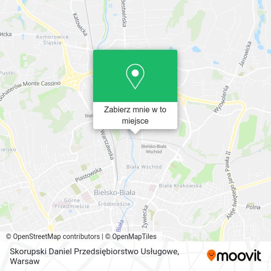 Mapa Skorupski Daniel Przedsiębiorstwo Usługowe