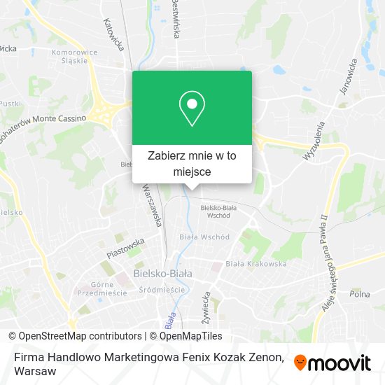 Mapa Firma Handlowo Marketingowa Fenix Kozak Zenon