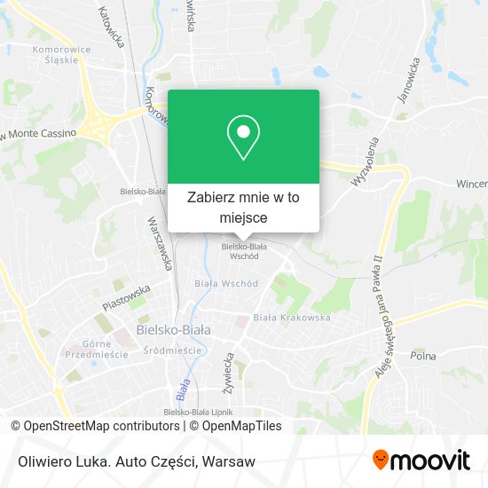 Mapa Oliwiero Luka. Auto Części