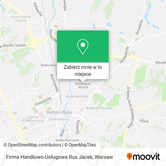 Mapa Firma Handlowo-Usługowa Rus Jacek