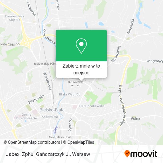 Mapa Jabex. Zphu. Gańczarczyk J.