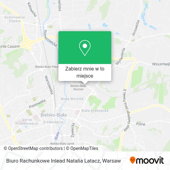 Mapa Biuro Rachunkowe Inlead Natalia Latacz