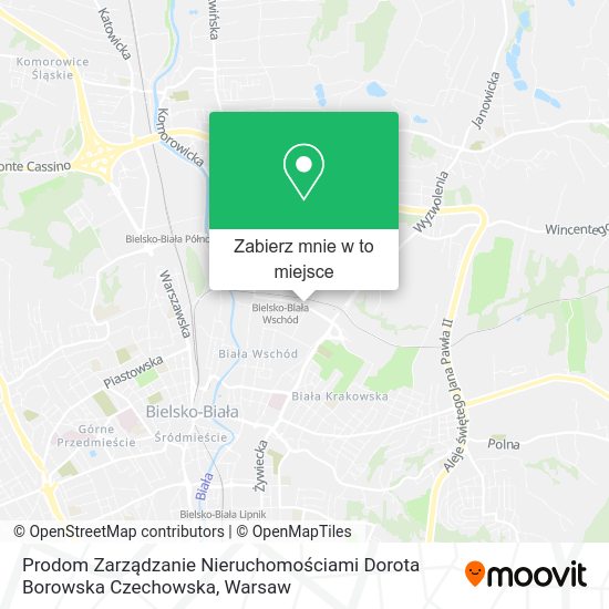 Mapa Prodom Zarządzanie Nieruchomościami Dorota Borowska Czechowska