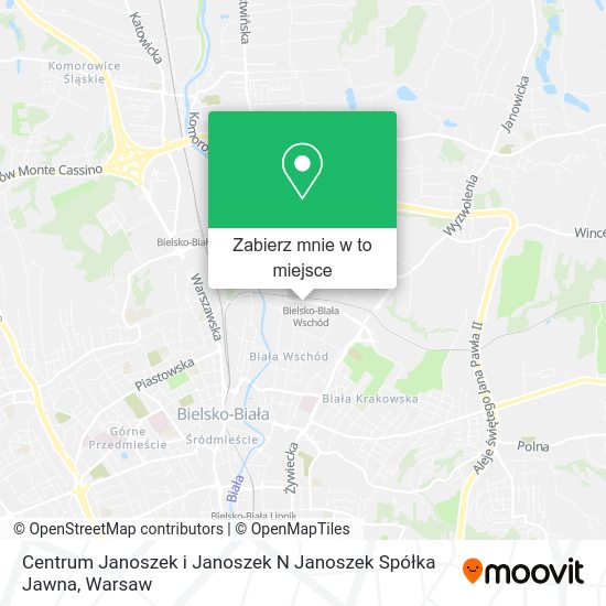 Mapa Centrum Janoszek i Janoszek N Janoszek Spółka Jawna