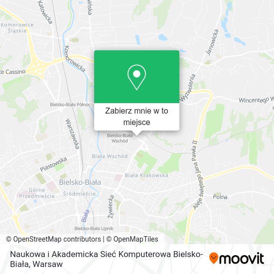 Mapa Naukowa i Akademicka Sieć Komputerowa Bielsko-Biała