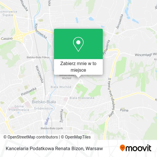 Mapa Kancelaria Podatkowa Renata Bizon