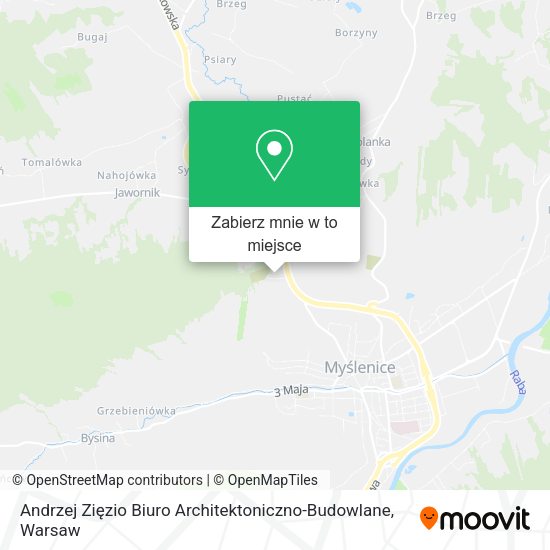 Mapa Andrzej Zięzio Biuro Architektoniczno-Budowlane