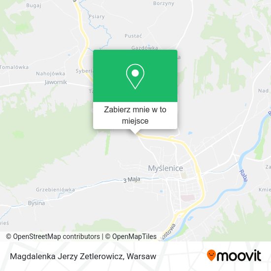 Mapa Magdalenka Jerzy Zetlerowicz