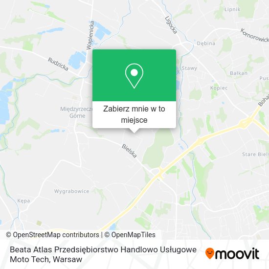 Mapa Beata Atlas Przedsiębiorstwo Handlowo Usługowe Moto Tech