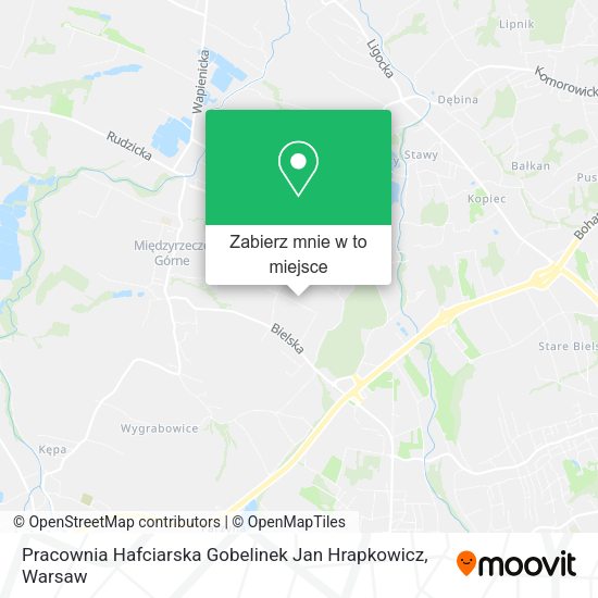 Mapa Pracownia Hafciarska Gobelinek Jan Hrapkowicz